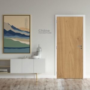Bloc porte bois 1 vantail tertiaire