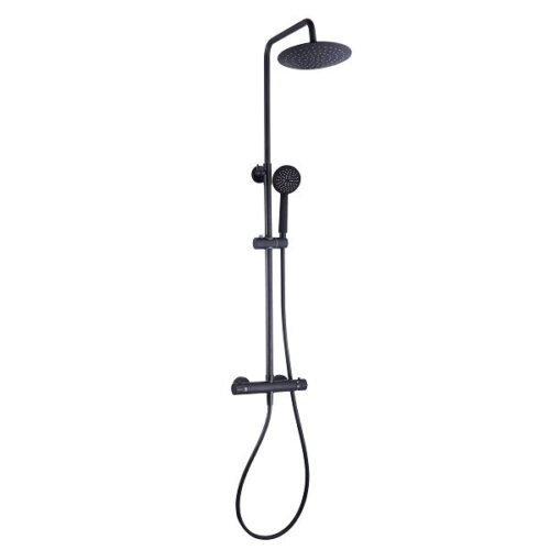 Colonne de Douche Noire DERVENN