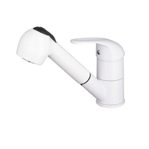 Mitigeur évier à douchette POLA blanc Mitigeur évier à douchette POLA blanc